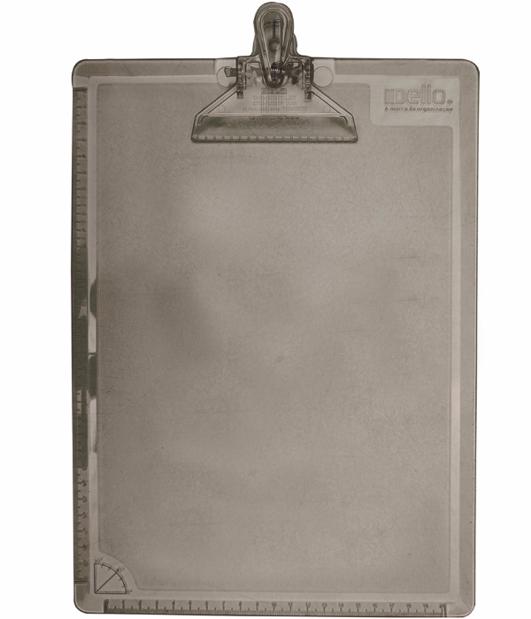 Prancheta poliestireno oficio Dellocolor fumê Dello PT 1 UN